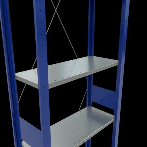 Actual product image Schulte Lagertechnik MULTIplus150 basic racking system with cross braces