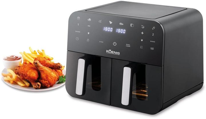 Produktbild Koenig Doppel-Heissluftfritteuse Quick & Pure 5