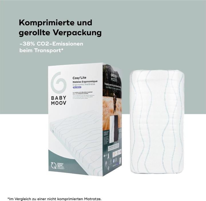 Image du produit Babymoov Cosy'Lite ergonomic mattress 70x140cm (140 x 70 cm)