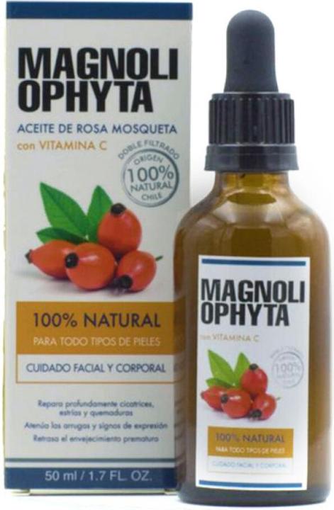 Actual product image Magnoliophyta ACEITE DE ROSA MOSQUETA con Vitamina C gotero 50 ml (Body oil, 50 ml)