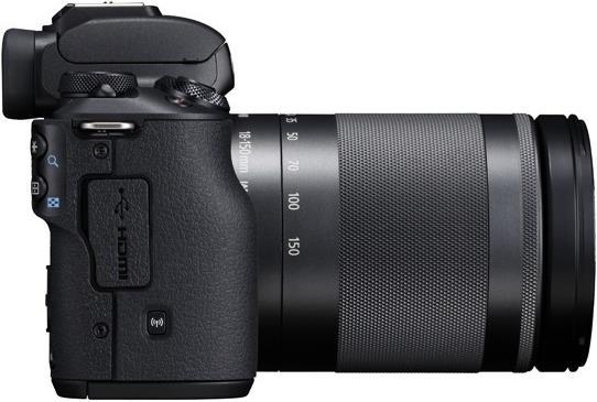 Produktbild Canon EOS M50 Travel-Zoom Kit (18 - 150 mm, 24.10 Mpx, APS-C / DX)