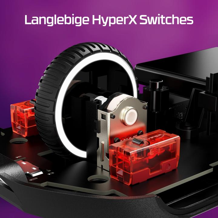 Immagine prodotto HyperX Pulsefire Haste 2 (Senza fili, Cablato)