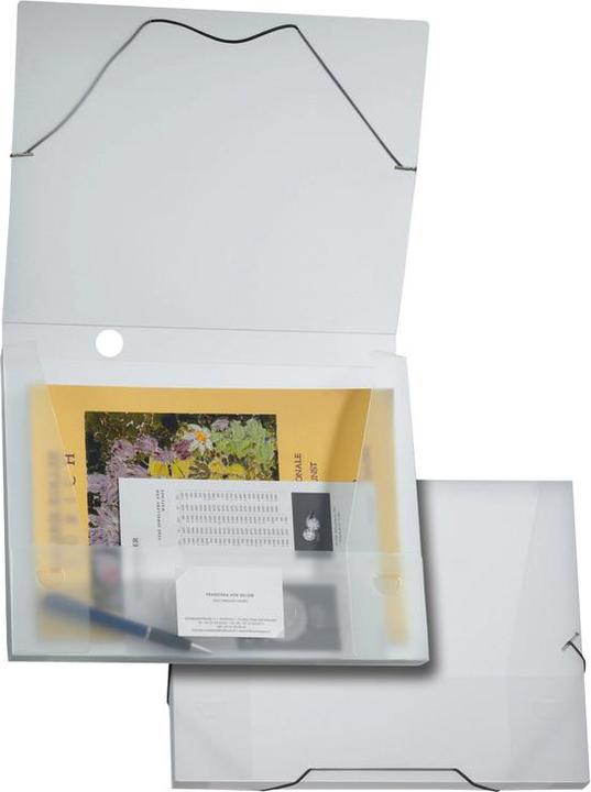 Actual product image Kolma A4 collection box with elastic band filling height 2.5 cm colourless (A4, 1 x)