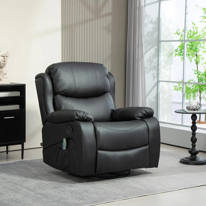 Immagine prodotto Swisshandel24 Poltrona relax funzione massaggio funzione reclinazione elettrica funzione riscaldamento sistema di