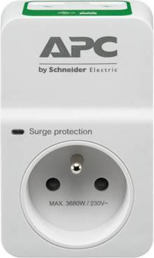 Actual product image APC Essential Surgearrest PM1WU2 - surge protection (1 x, CEE 7/5, 0.04 m)