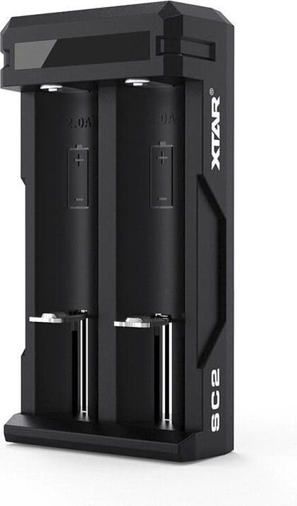 Actual product image Xtar SC2 Quick charger 3 A, Micro USB, Li-Ion, 2 slot (1 pcs., AAA, Battery + charger)