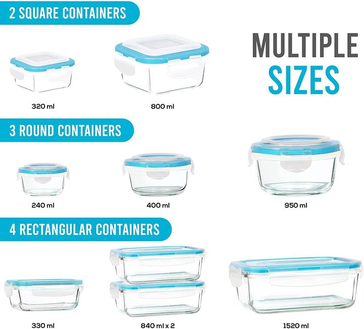Immagine prodotto Kichly Contenitore di vetro con coperchio (1.52 l)