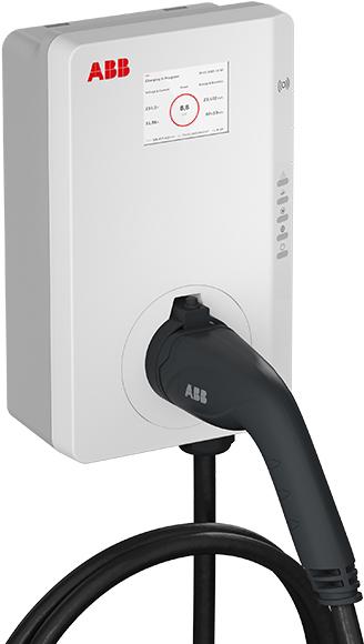 Immagine prodotto ABB Stazione di ricarica a muro Terra AC (Tipo 2, 22 kW, 32 A, Tipo 2)