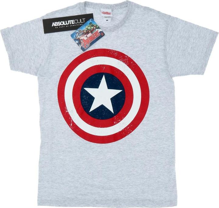 Captain America Distressed Schild TShirt