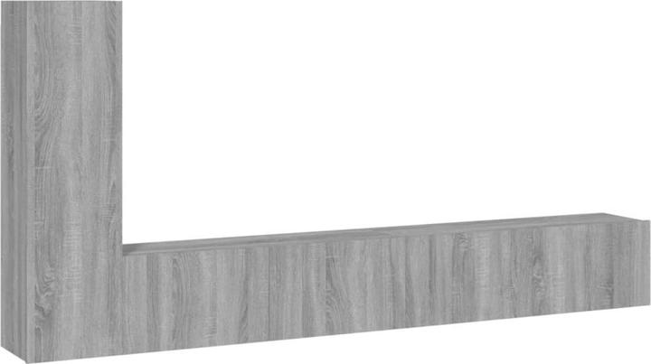 Produktbild VidaXL 3-tlg. TV-Schrank-Set Grau Sonoma Holzwerkstoff,Farbe: Grau (100 x 30 x 30 cm)