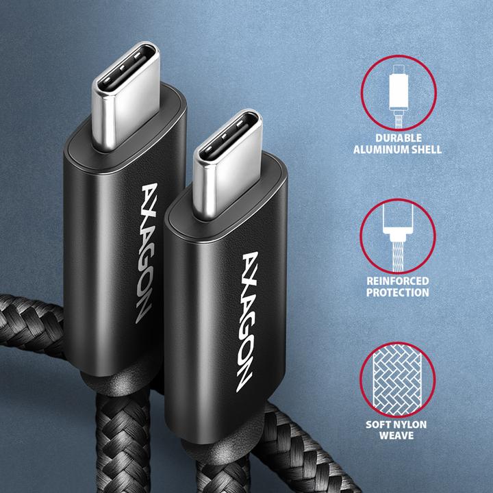 Actual product image Axagon USB C - USB C (3 m, USB 2.0)