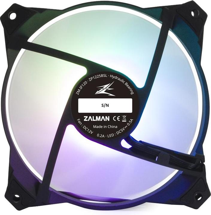 Actual product image Zalman ZM-IF120 Infinity Mirror 120mm ARGB 3-Pack & Controller (120 mm, 3 x)