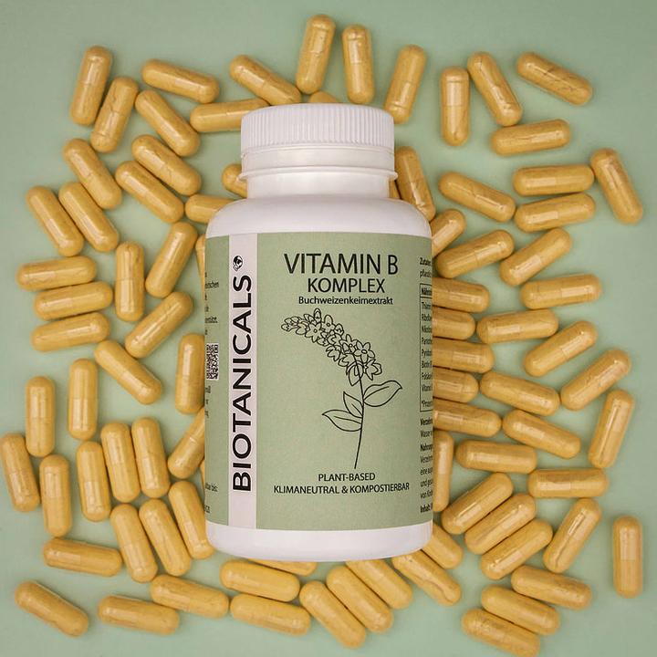 Produktbild Biotanicals Vitamin B Komplex 90 Kapseln (90 Stück, Kapseln, 65 g)