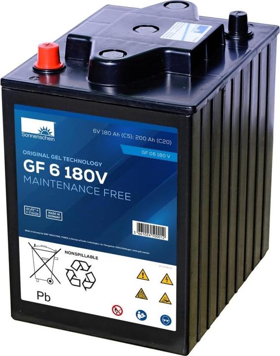 Image du produit Sonnenschein GF 06 180 V GEL Batterie (6 V, 200 Ah)
