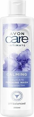 Actual product image Avon Calming Delicate Feminine Wash - Unscented Gel For Intimate Hygiene, 250 Ml (250 ml, Intimate gel)