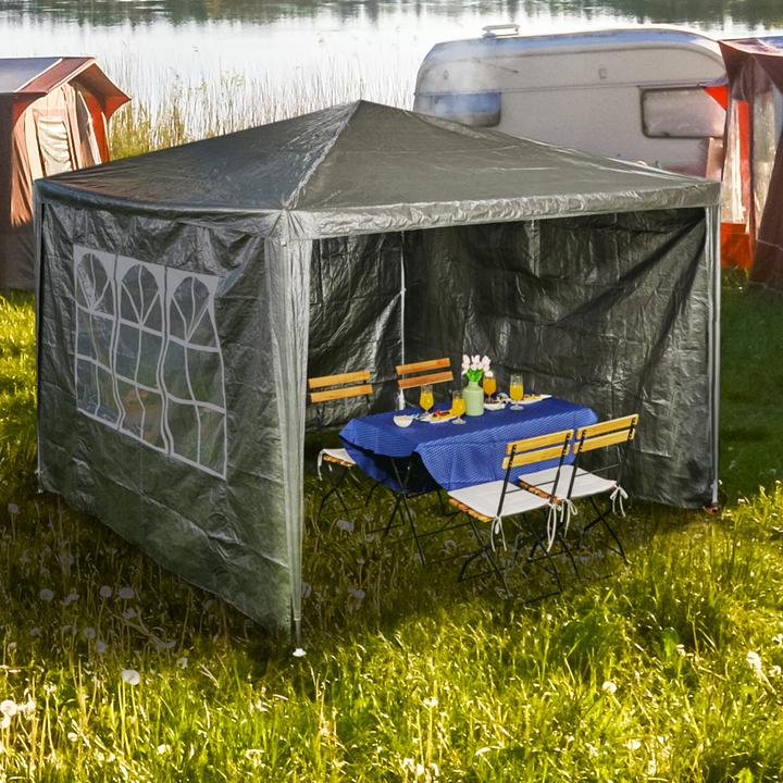 Productafbeelding Relaxdays 3x paviljoen zijwand (10 cm, 300 cm)