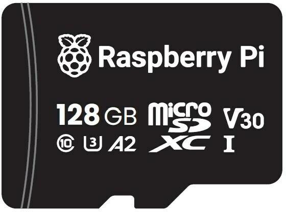 Actual product image Raspberry Pi NOOBS Micro SD(HC) Card - Official Class 10 / A2(128GB)