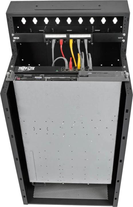Image du produit Eaton SmartRack 16U Low-Profile Vertical-Mount Wall-Mount Half-Height Server Rack Enclosur (16 HE, Rack 19 pouces)
