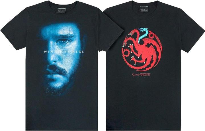Game of Thrones Ice And Fire Dragons TShirt (2erPack)