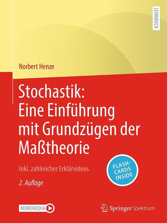 Produktbild Stochastik: Eine Einführung mit Grundzügen der Masstheorie (Deutsch, Norbert Henze, 2024)