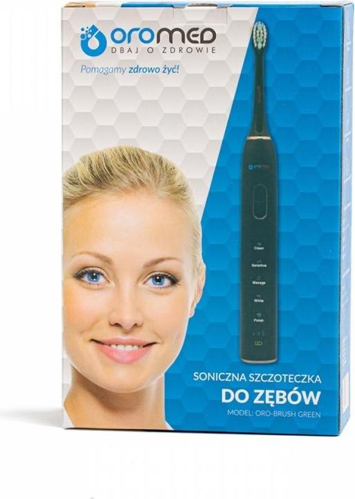 Actual product image Oromed BRUSH GREEN electric toothbrush Adult Sonic toothbrush (Sonic toothbrush)