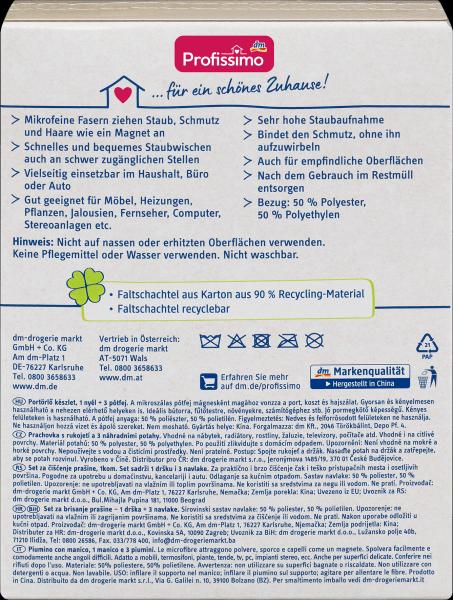 Immagine prodotto dm Profissimo Spolverino in piuma con coperture, set: 1 manico + 3 coperture (3 pz.)