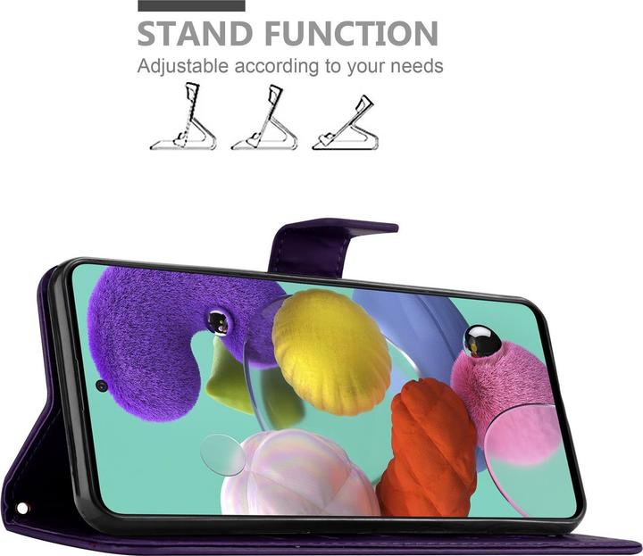 Productafbeelding Cadorabo Bloemen Boekomslag (Samsung Galaxy A51 5G)