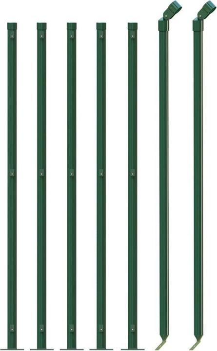 Produktbild VidaXL Maschendrahtzaun mit Bodenflansch Grün 1,1x10 m, Farbe