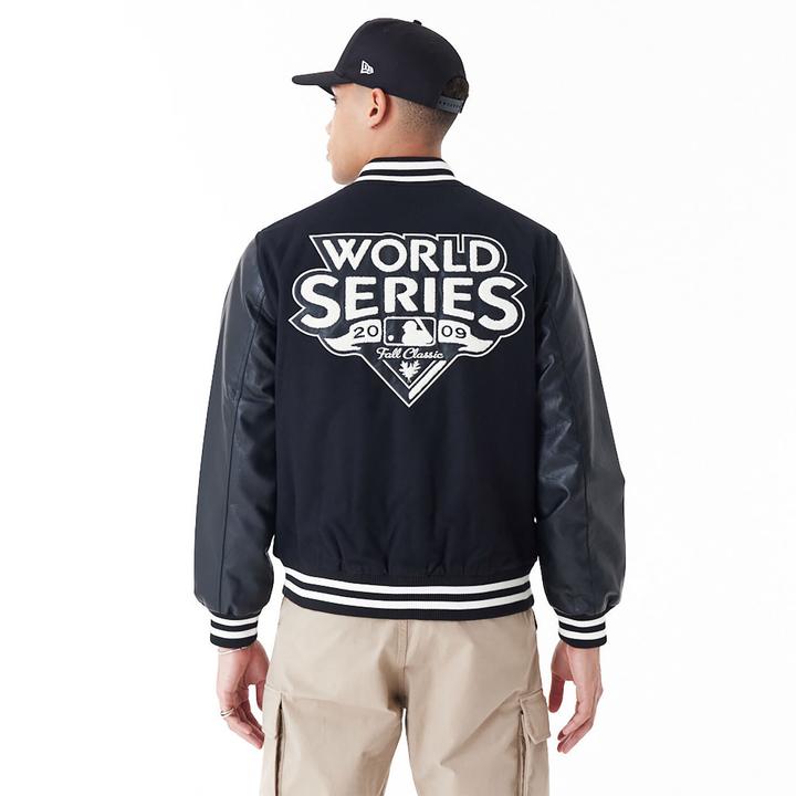Actual product image New Era Varsity College Jacket - WORLD SERIES NY Yankees - S (S)