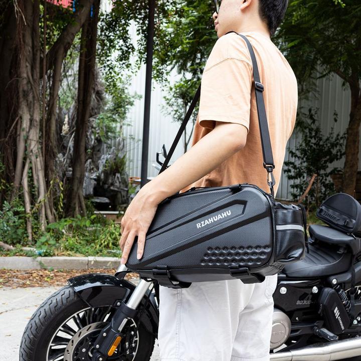 Immagine prodotto Hurtel WYA36Y7S Borsa da bici con tracolla lunga e tasche laterali espandibili - Nero