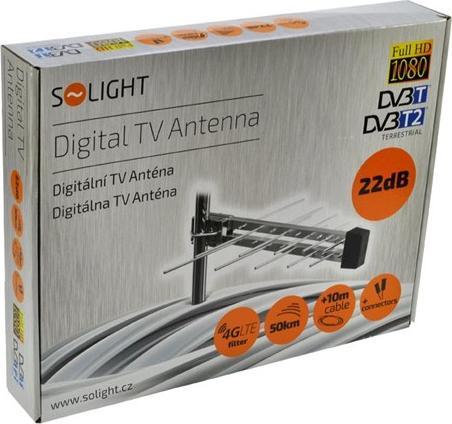 Actual product image Olight Solight vonkajšia anténa, DVB-T2, 22dB (DVB-T / -T2)