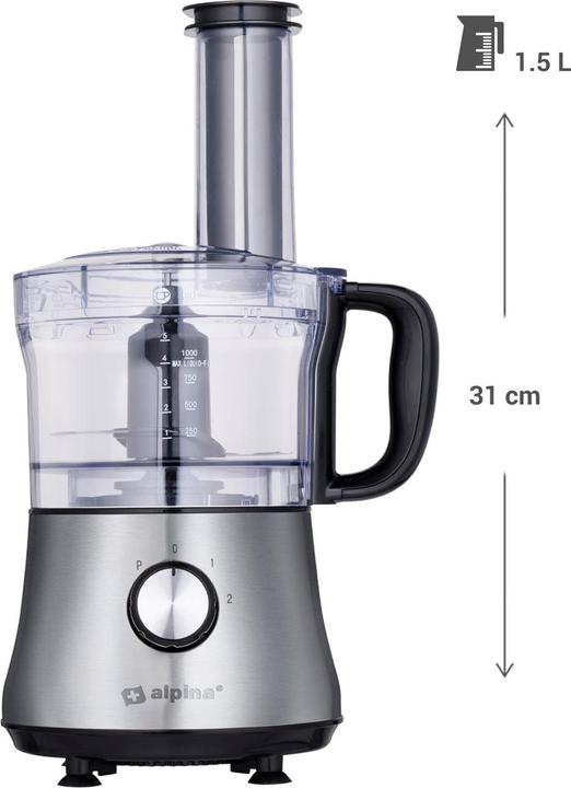 Produktbild alpina Food processor 230V 500W (1000 ml, 500 W)