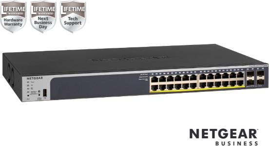 Produktbild Netgear 28pt Ge Poe+ Smart Switch (28 Ports)