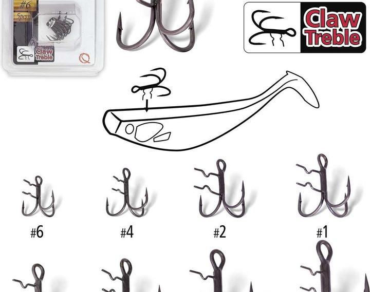Image du produit Quantum Claw Treble Hooks