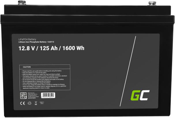 Image du produit GreenCell Batterie d'alimentation (12.80 V, 125 Ah)