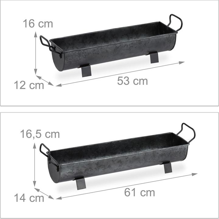 Immagine prodotto Relaxdays Blumenkasten (61 cm)