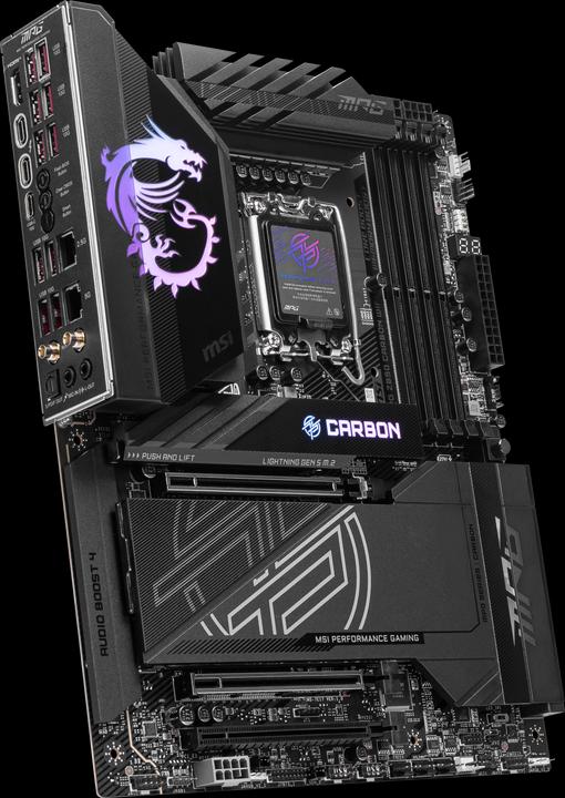Image du produit MSI MPG Z890 CARBONE WIFI (LGA 1851, Intel Z890, ATX)