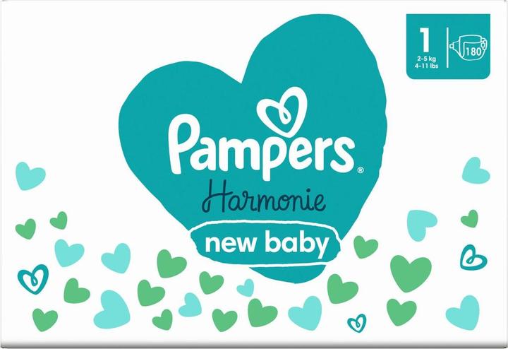Produktbild Pampers Harmonie (Gr. 1, Monatsbox, 180 Stück)