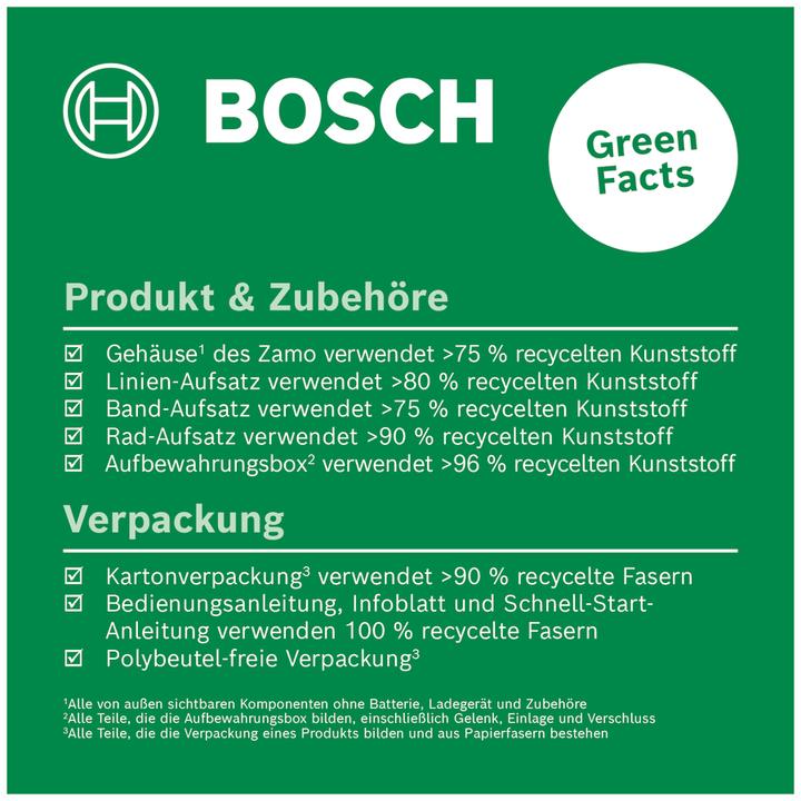 Image du produit Bosch Home & Garden Zamo IV Set UNI (25 m, 635 nm)