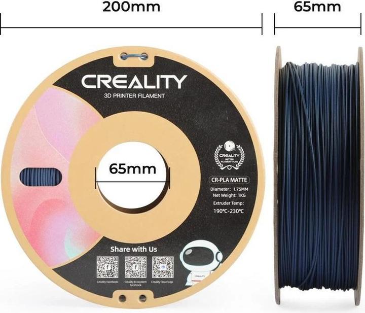 Produktbild Creality Filament PLA (PLA, 1.75 mm, 1000 g, Blau)