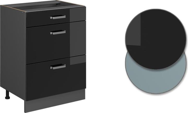 Produktbild Vicco Küchenschrank mit Schublade R-Line (60 x 46 x 81.5 cm)