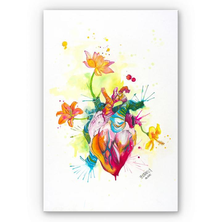 Actual product image Trenddeko Buttafly - Nature Beating Heart (30 x 45 cm)