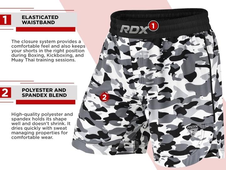 Produktbild Rdx Shorts Mma T15 Camouflage-Xl (XL)