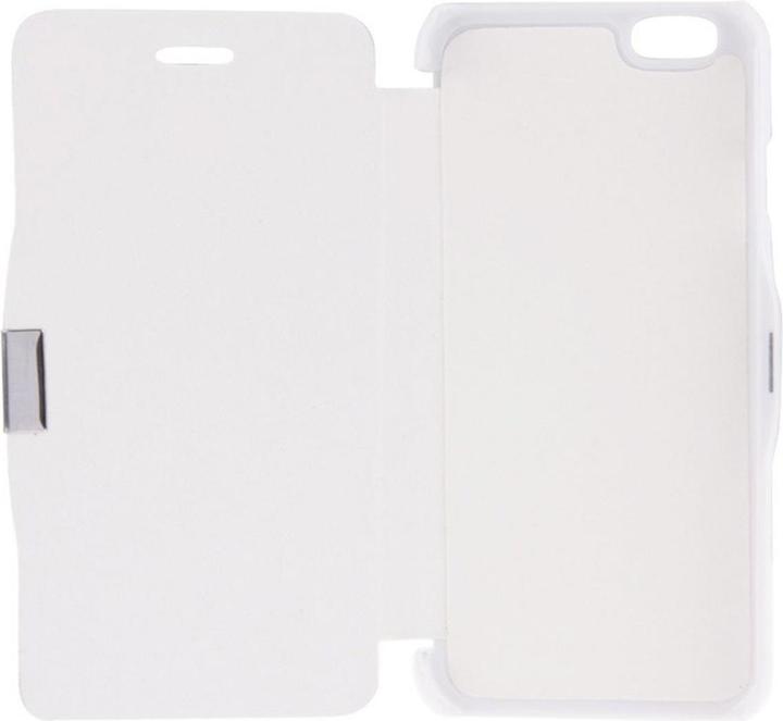 Produktbild König Design Handyhülle Tasche für Apple iPhone 6 Weiss gebürstet (Apple iPhone 6)