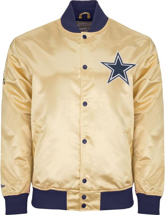 Produktbild Mitchell & Ness M&N Lightweight Satin Jacke - Dallas Cowboys gold - XL (XL)