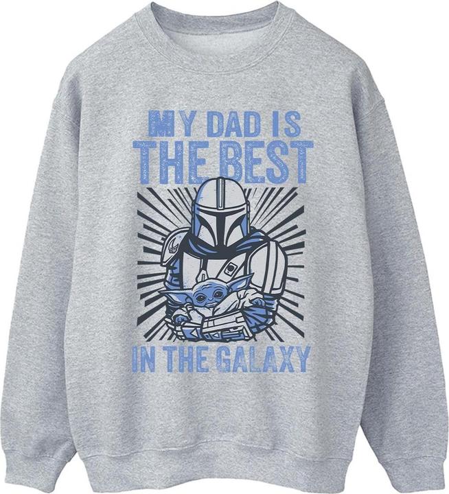 Immagine prodotto Star Wars Mandalorian Best Dad Felpa Uomo (M)
