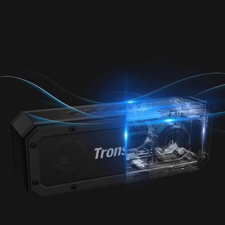 Actual product image Tronsmart Element Force + 40 W Portable Wireless Bluetooth 5.0 NFC Speaker Black (322485) (15 h, Rechargeable battery operated)