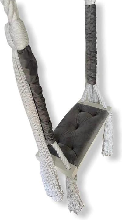 Image du produit MiLeNatural Zimmerschaukel WOOD SWING Grau