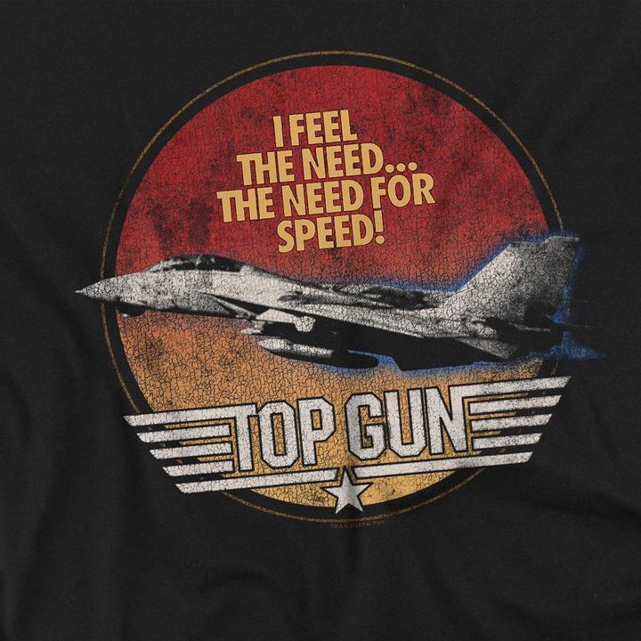 Actual product image Top Gun Unisex Adult Fighter T-Shirt (L)