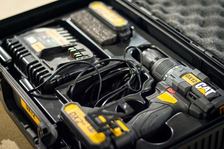 Image du produit Cat DX12 drill 2000 RPM Noir (Fonctionnement sur batterie)